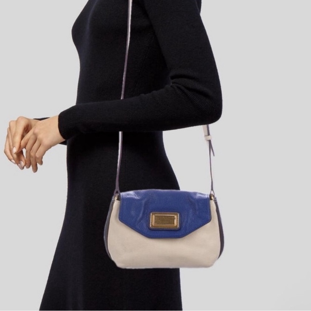 Marc Jacobs color block adjustable strap crossbody black, cream, grayish-/taupe - Picture 13 of 17